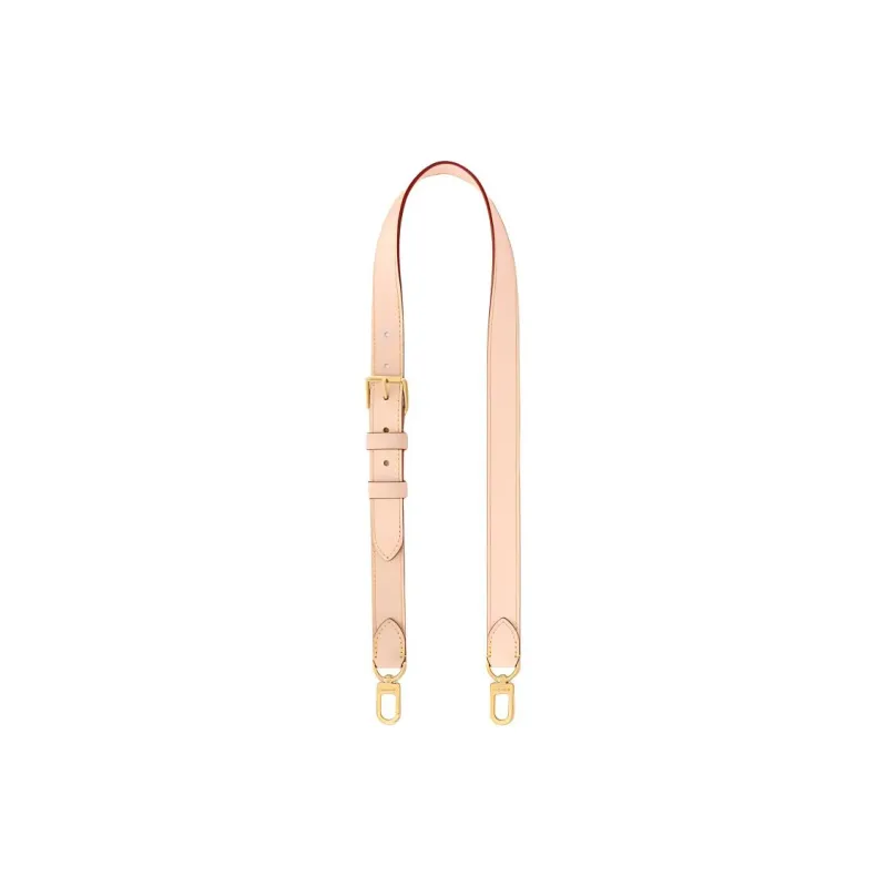 LOUIS VUITTON Cow Leather Bag Strap Women's Pink-2