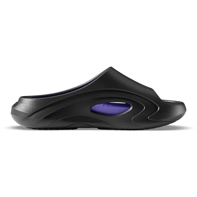 POSEE EVA Slide Slippers Unisex, White Black-17