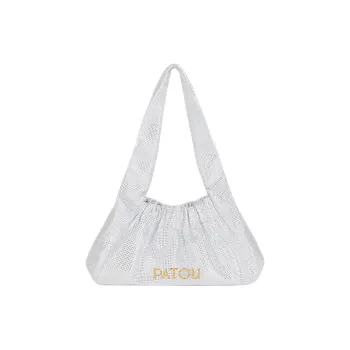 Patou Le Biscuit Embellished Satin Bag