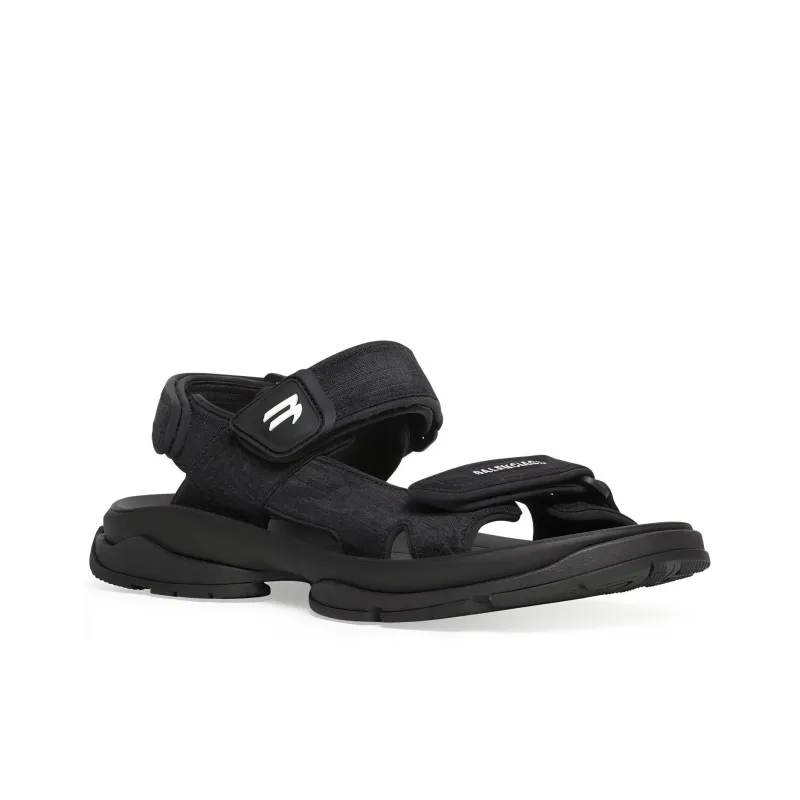 Balenciaga Tourist Sandal Black-2
