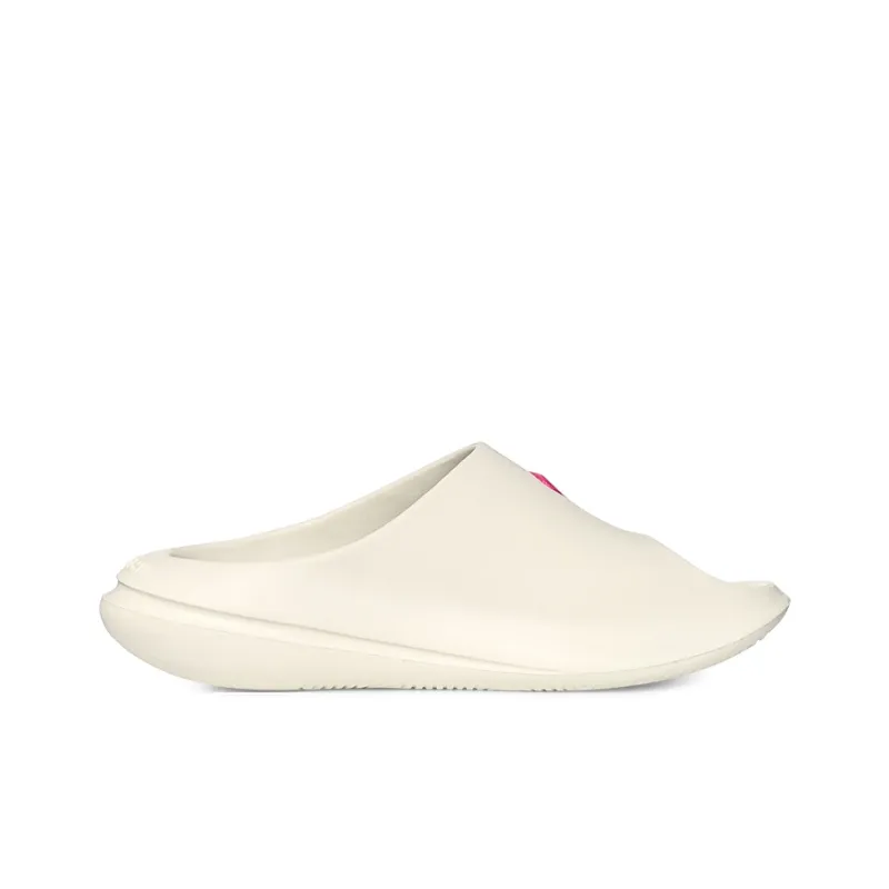 PEAK Very Small Fat Drag Slide Slippers Unisex White Rose Red-1