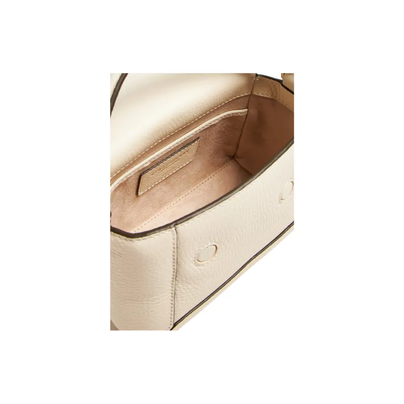 Strathberry Calfskin One Shoulder Handbags Women's Beige-3