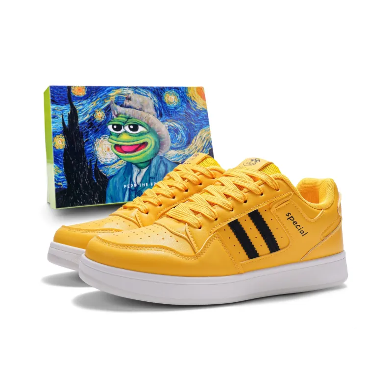 Pepe The Frog Skateboard Shoes Unisex-21