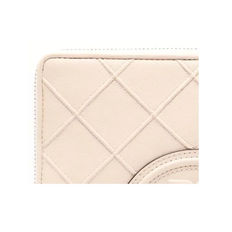 TORY BURCH Lambskin Wallet Regular Women's Ivory-3