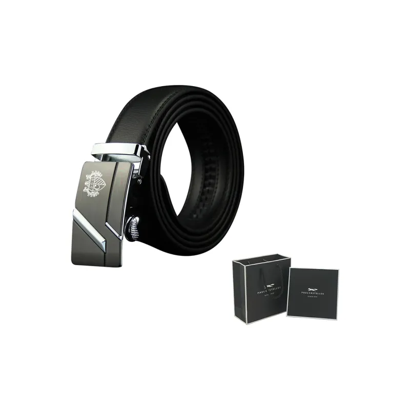 PAUL COSTELLOE Cow Split Leather Belts Unisex 3.55cm-2