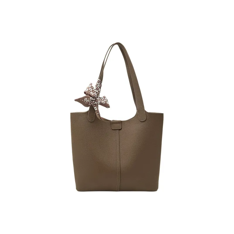 Marino Orlandi Cow Leather With Synthetic Leather Shoulder Bag, Crossbody Bag, Tote, Bucket Bag Tubas Women's-14