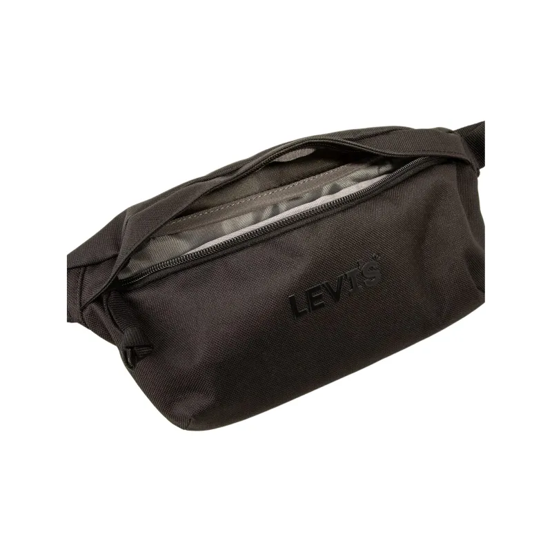 Levi's Polyester Crossbody Bag, Shoulder Bag Small Size Men's Black-2