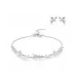 Sweetheart Millionaire Bracelet+Stud Earrings