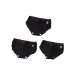 3 Pack (Black)