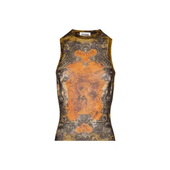 Jean Paul Gaultier Tank Tops Women's Orange