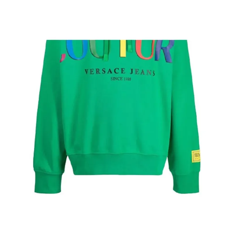 VERSACE JEANS COUTURE Sweatshirts Men Green-5