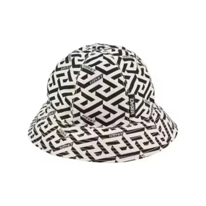 VERSACE Polyester Bucket Hats Men White-0