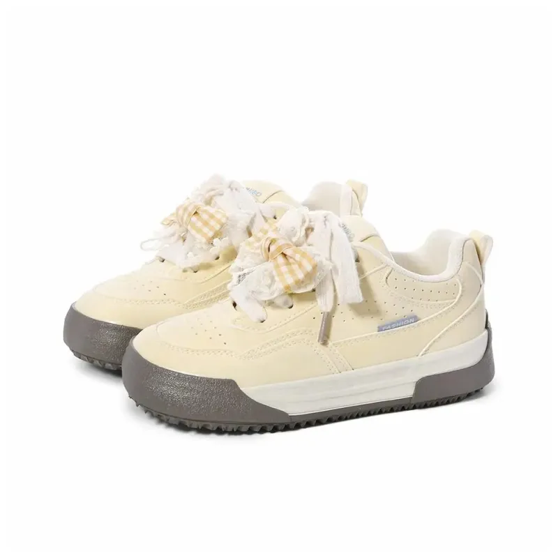 FULLXUAN Japanese Minimalism Sports Low Top Skateboard Shoes Women's-7