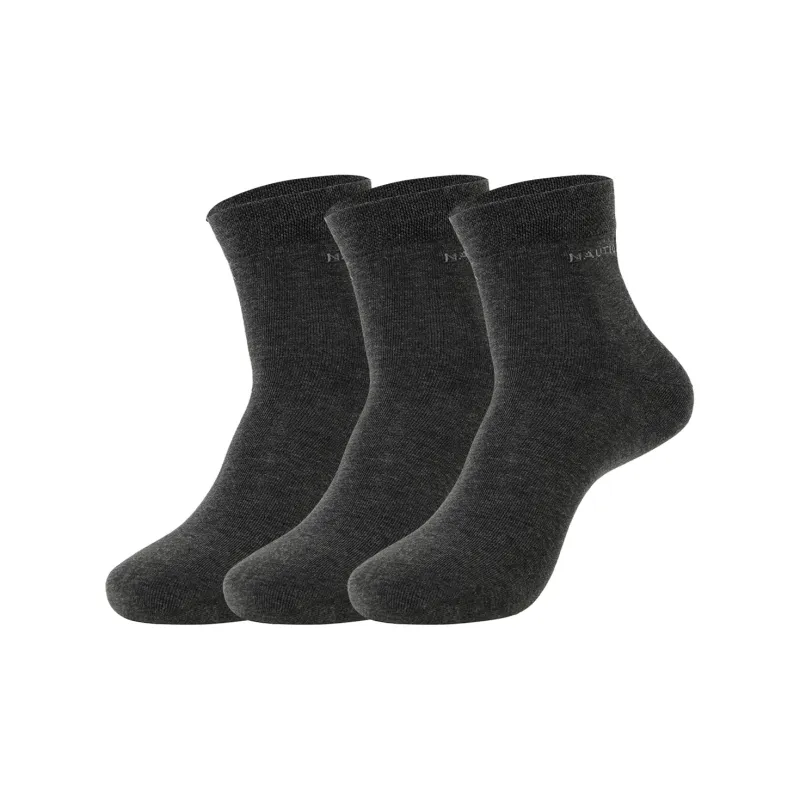 NAUTICA UNDERWEAR Mid Calf Socks Men's 3 Pack-10
