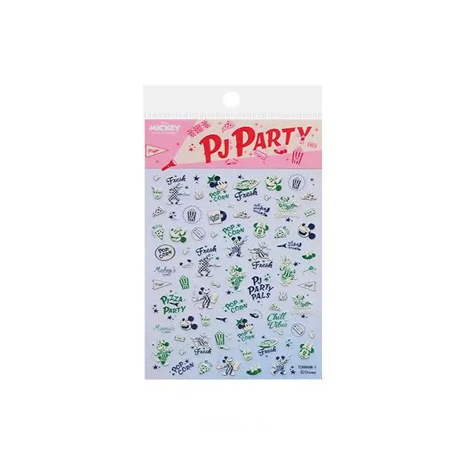 Disney Mickey Mouse Family Collection Pajamas Party Creative DIY Stickers-0