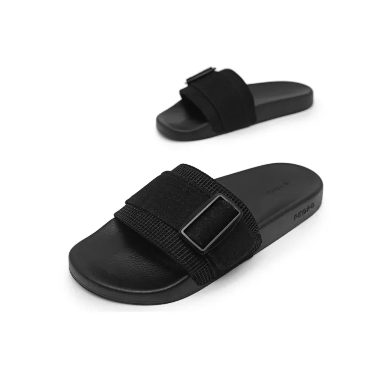 PEDRO Composite Sole One Strap Sandal Women's Black-3