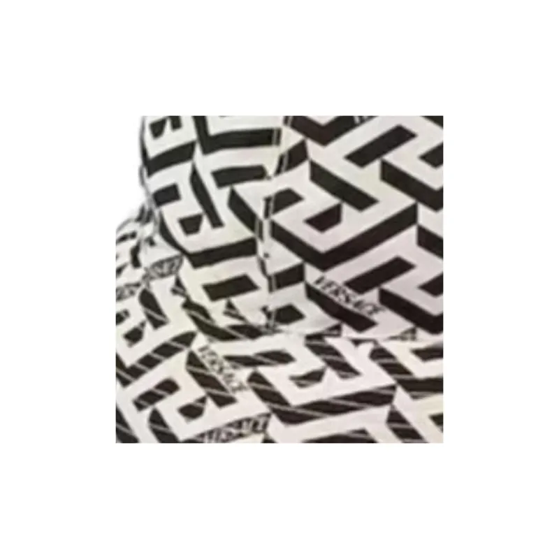 VERSACE Polyester Bucket Hats Men White-2