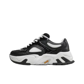 CKJ CALVIN KLEIN JEANS Chunky Runner Vibram Low Top Casual Shoes Women's Black