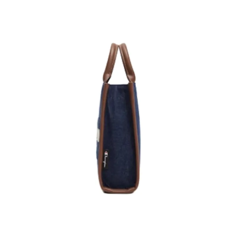 Champion Fabric Tote Bag Shopping Bag Handbag Small Size Women's Brown/Dark Blue/Black/White-8
