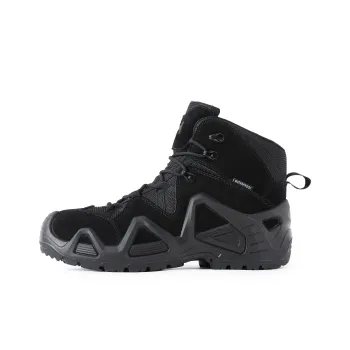 Jihua Anti Slip Wear Resistant High Top Hiking Shoes Men's Brown