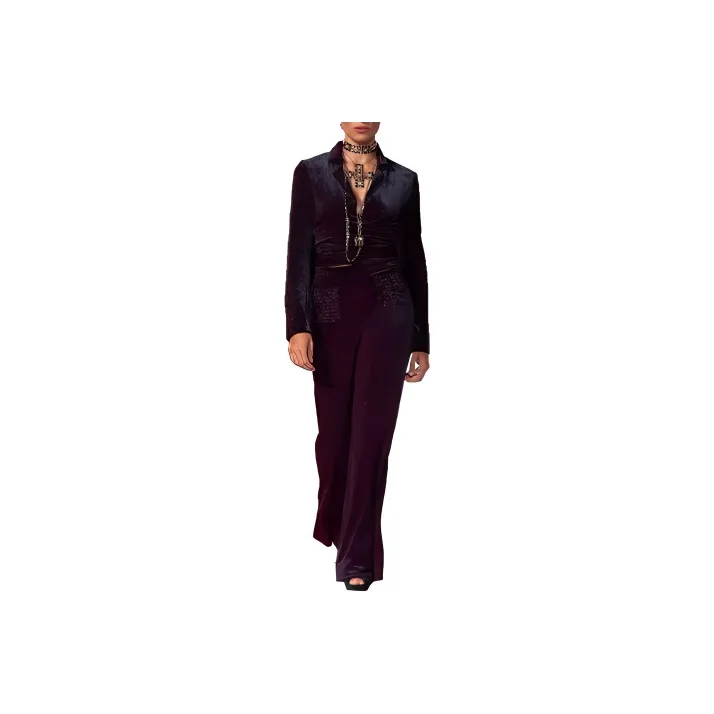 CHANEL SS24 24C Jackets Coats Women's Purple-0