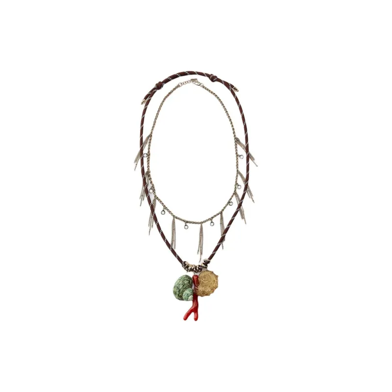 ZARA Polyester Necklaces Women's Gold-1