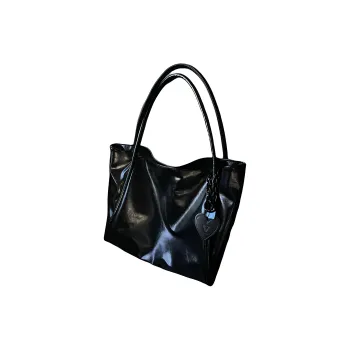 HACIN PU Shoulder Bag Women's Black