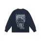 Navy Blue (White)