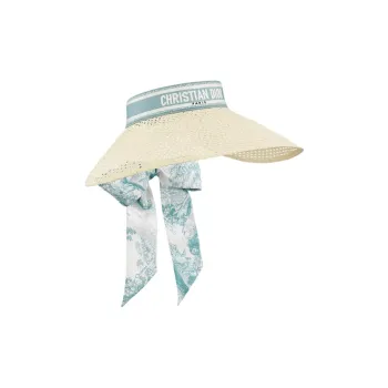 DIOR Cotton Sun Protection Hats Women's Light Beige