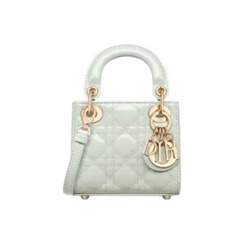 DIOR Lady Dior Calfskin Lady Dior Bag Handbag Mini Women's Light Mint Green