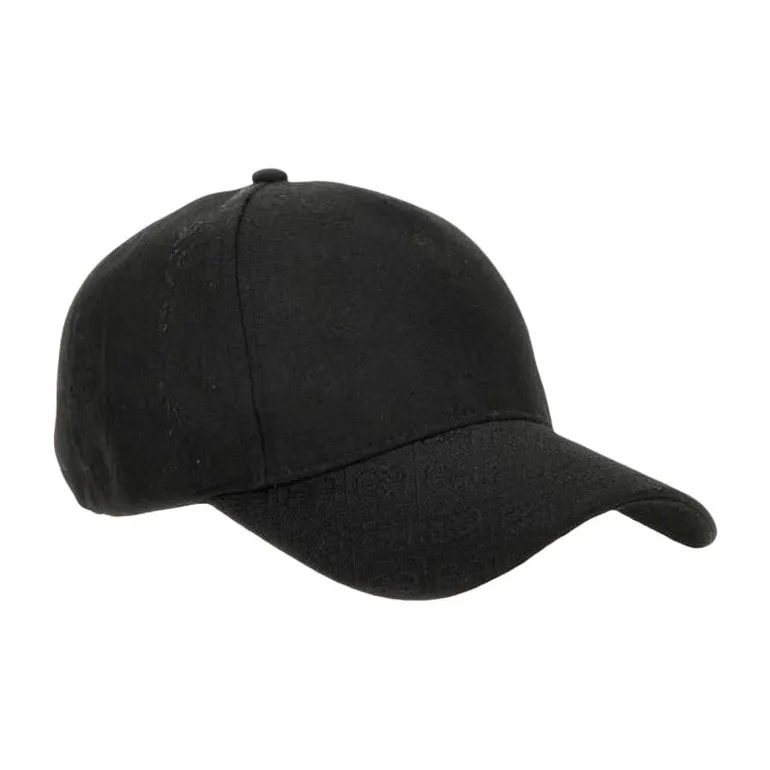 GUESS Polyester Baseball Caps Unisex Black-1