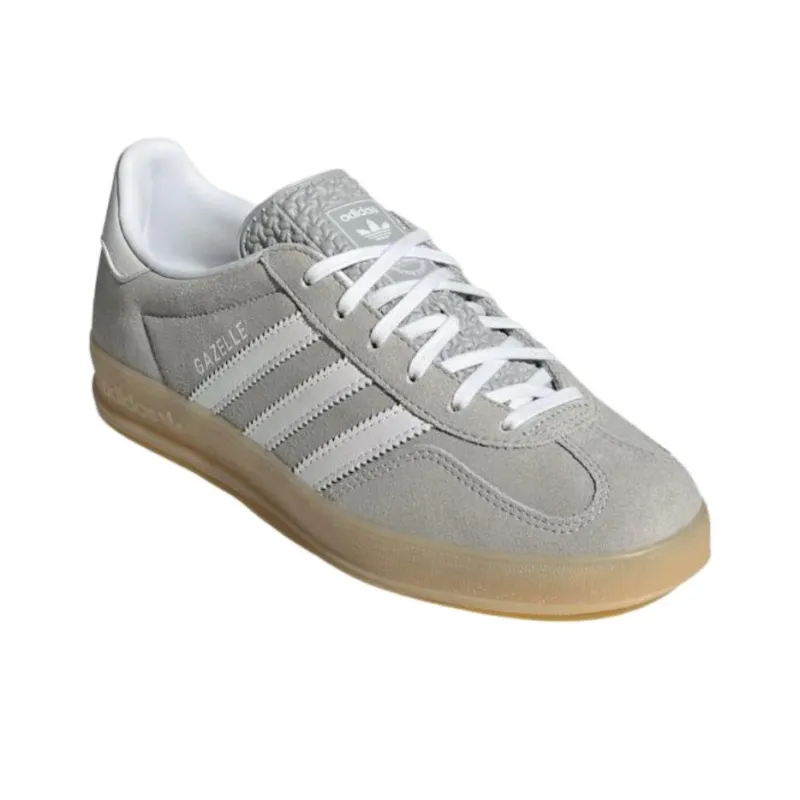 Adidas Originals GAZELLE INDOOR Abrasion Resistant Low Top Skateboard Shoes Women's Gray-1