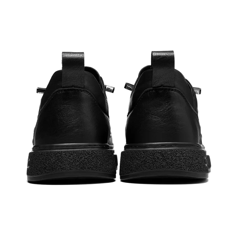 HLA Fashionable Comfortable Lace-Free Casual Shoes Classic And Versatile Low-Top Skateboard Shoes Men's-3