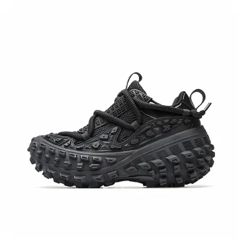 BLVCK PARIS Dark Night Series Chunky Sneakers Unisex Low Top Black/Beige