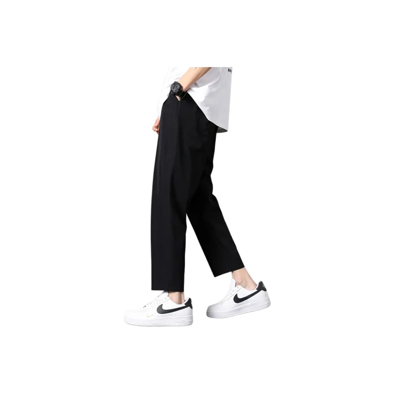 JEANSWEST Casual Pants Unisex Black-0