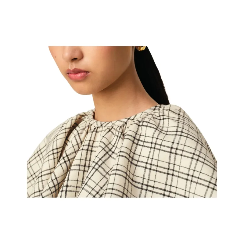 AMIPARIS Ruffled Cropped Top-5