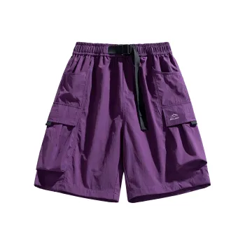 Warrior Huichao Riding The Wind Collection Shorts Unisex Light Purple