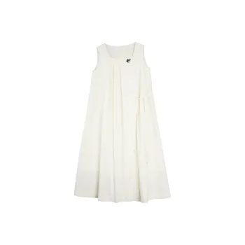 ELLE Sleeveless Dresses Women's Custard