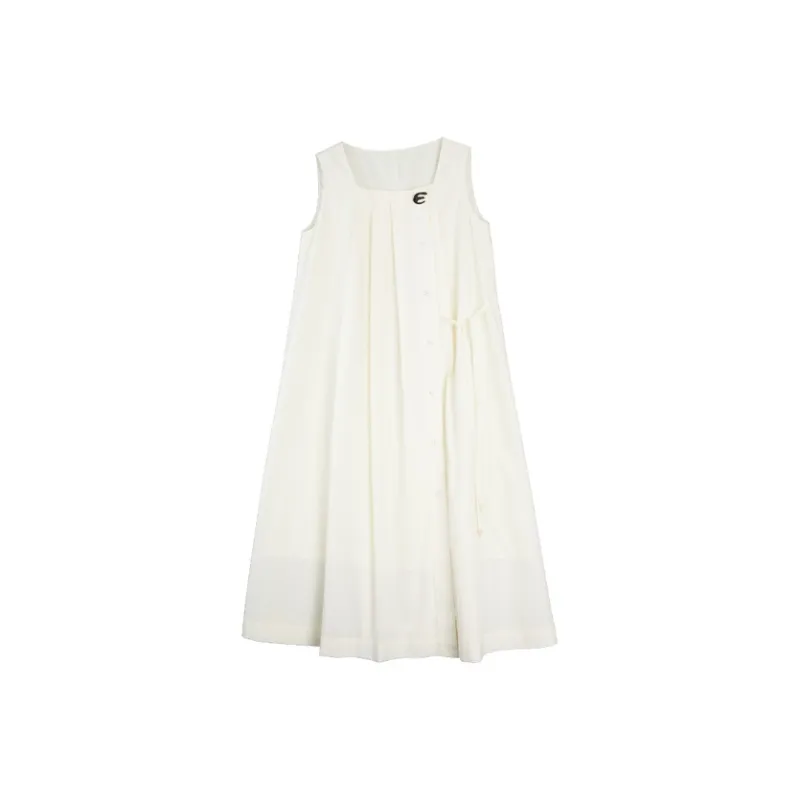 ELLE Sleeveless Dresses Women's Custard-0