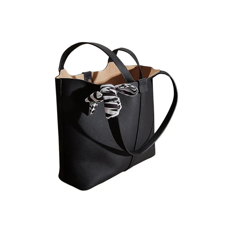 Marino Orlandi Cow Leather With Synthetic Leather Shoulder Bag, Crossbody Bag, Tote, Bucket Bag Tubas Women's-3