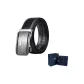 Black with Silver Buckle (Dark Blue Box)