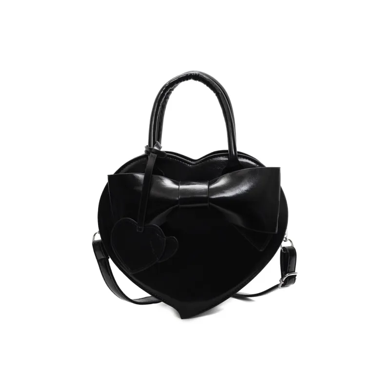 Yalu PU Shoulder Bag, Crossbody Bag, Handbag Regular Women's Black/Ecru/Burgundy/Pink-1