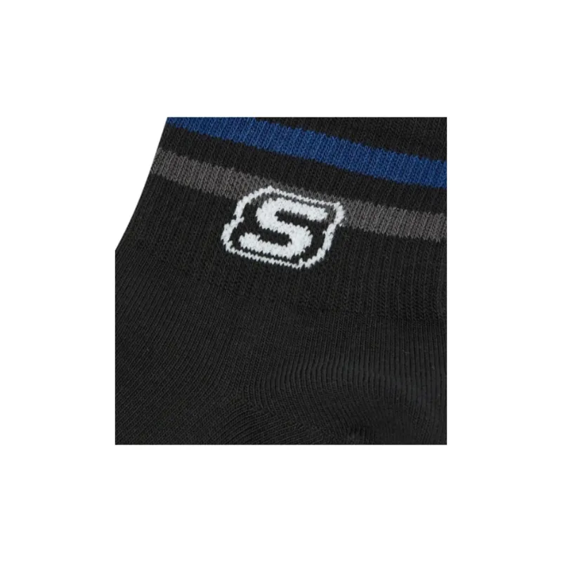 Skechers Ankle Socks Unisex 2 Pack Black-1