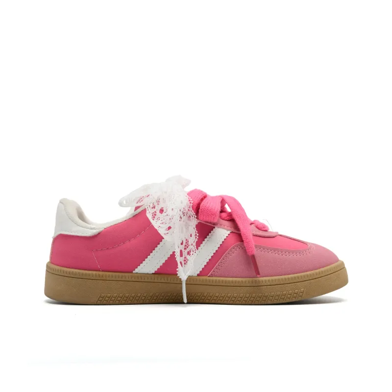 Circle Small Coverage Abrasion Resistant Lightweight Low Top Skateboard Shoes Women's-26