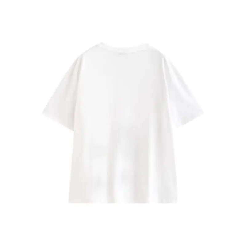 Initial Language T Shirt Women's Ecru-1