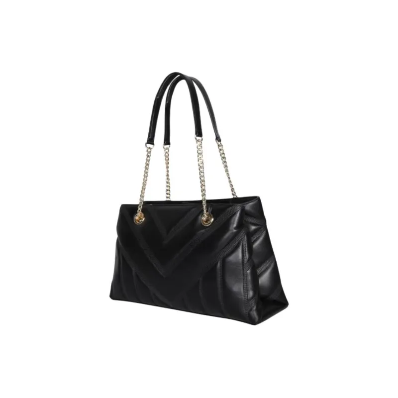DKNY Leather Handbag Shoulder Bag Women's Black-2