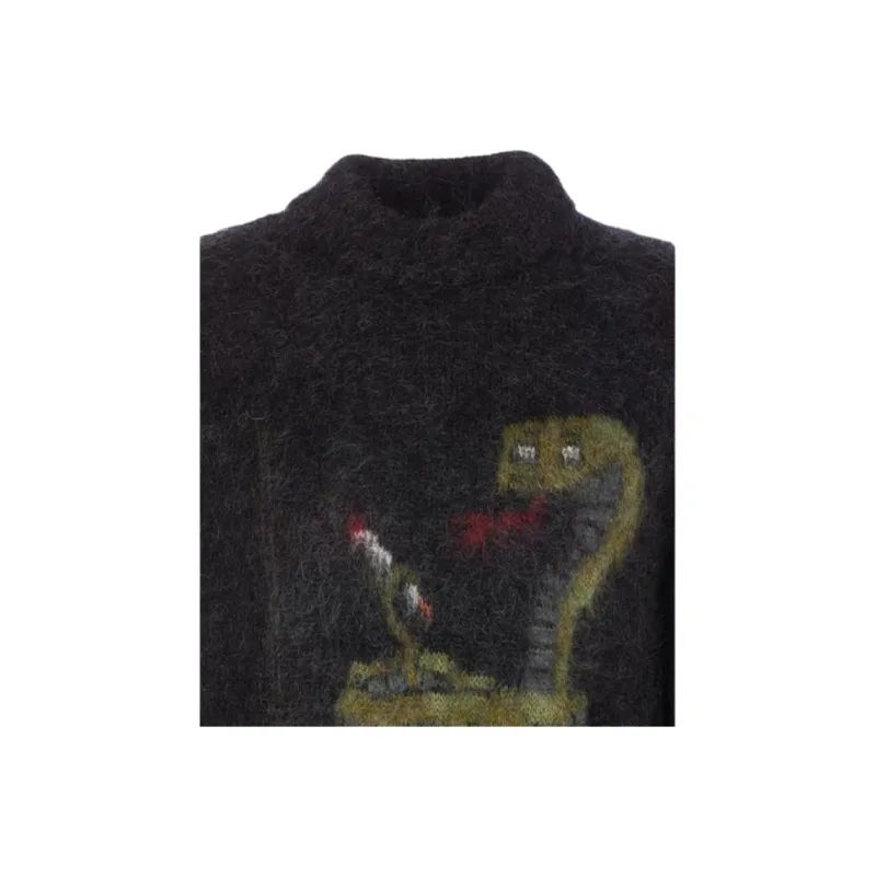 Magliano Snake Detailed Knitted Sweater-2