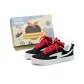 Black White Lightning (Red Shoe Laces)