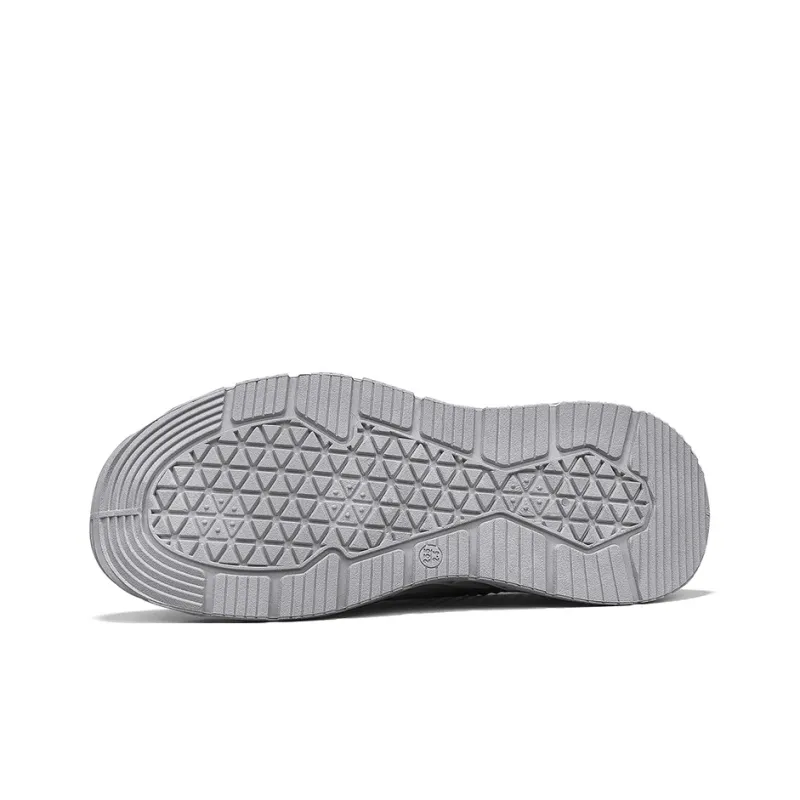 Warrior Lazy Slip on Cushioned Wear Resistant Lightweight Breathable Slip Resistant Low Top Casual Shoes Men's Gray-4