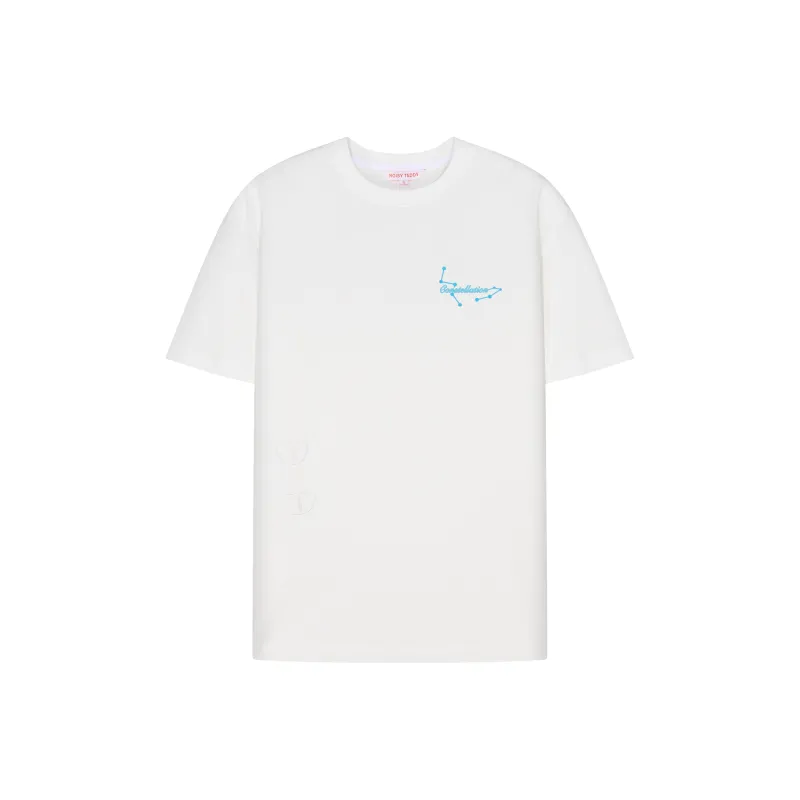 NOISY TEDDY Short Sleeved T Shirts White Unisex-1